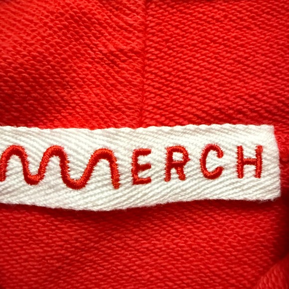 RARE Minnie Muse MMerch Red French Terry Reversible Hoodie Small Streetwear - Picture 4 of 6